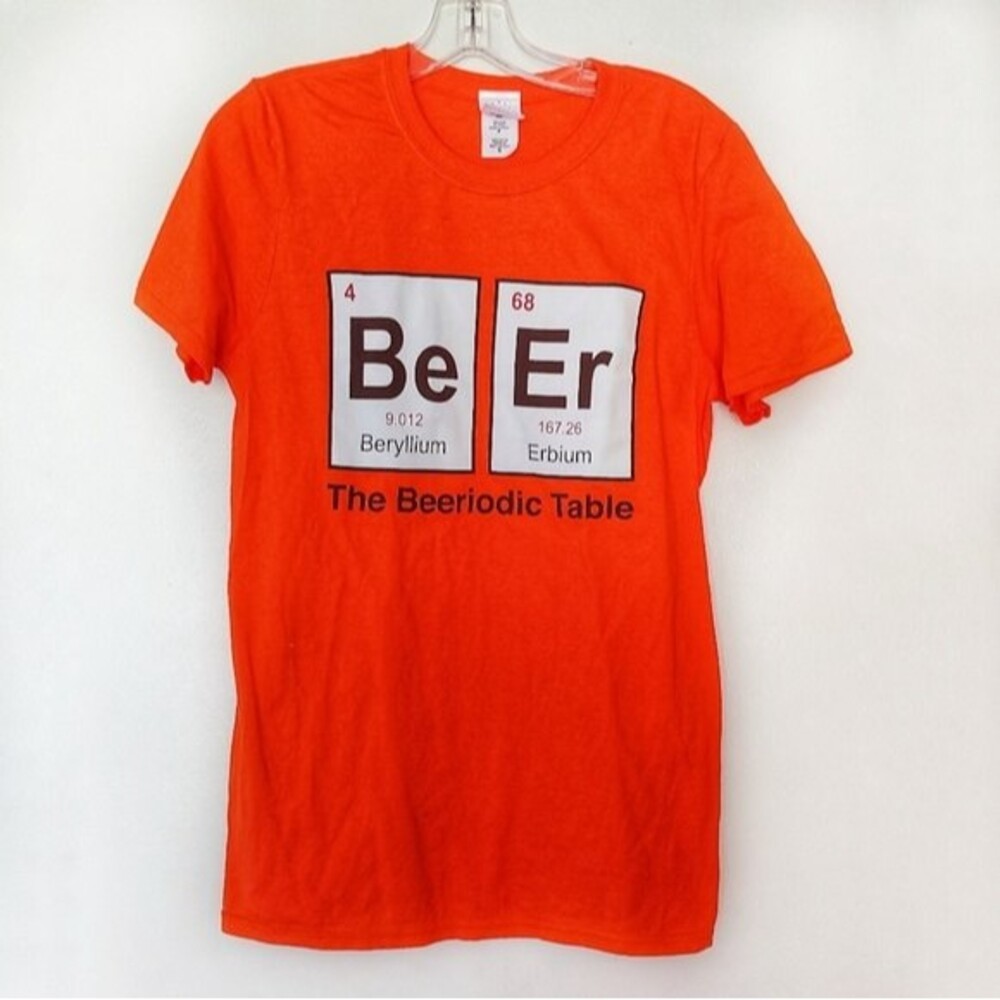 The Beeriodic Table Funny Science Beer Shirt Size Small